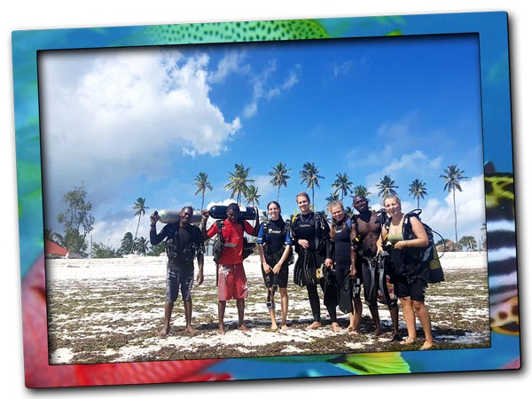Learn to dive in Zanzibar · PADI Open Water Diver · Scuba certification course for beginners