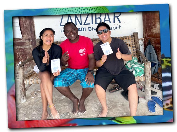 Learn to dive in Zanzibar · PADI Open Water Diver · Scuba certification course for beginners