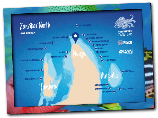 Dive Sites in Zanzibar North